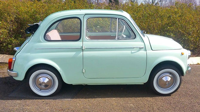 1963 Fiat 500D Transformabile with suicide doors