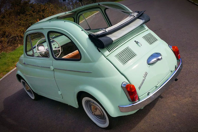 1963 Fiat 500D Transformabile with suicide doors