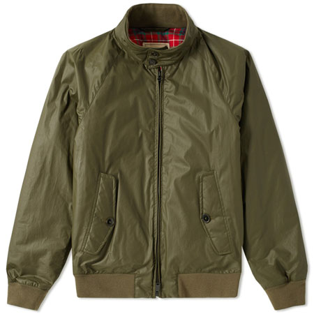 A classic reworked: Baracuta G9 Dry Wax Harrington Jacket