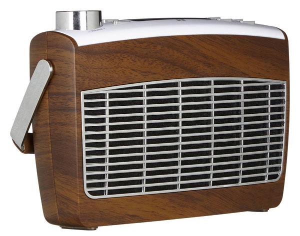 1960s-style John Lewis Aston MK2 DAB and FM radio