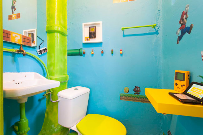 Super Mario-inspired Airbnb apartment in Lisbon, Portugal