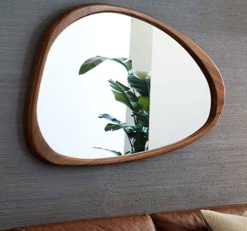 Mid-Century Asymmetrical Wall Mirror at West Elm