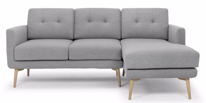 Midcentury-style Primrose Hill sofa and armchair range by Sofas and Stuff