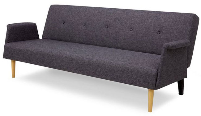High street retro: Rhys midcentury-style sofa bed at DFS