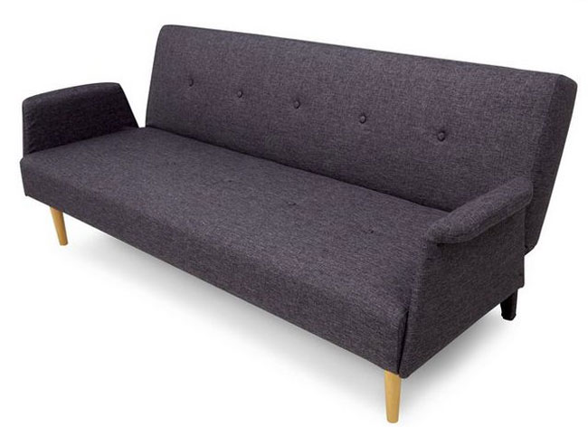 High street retro: Rhys midcentury-style sofa bed at DFS