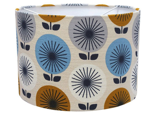 Retro-style lampshades by Lazy Susan Makes at Amazon Handmade