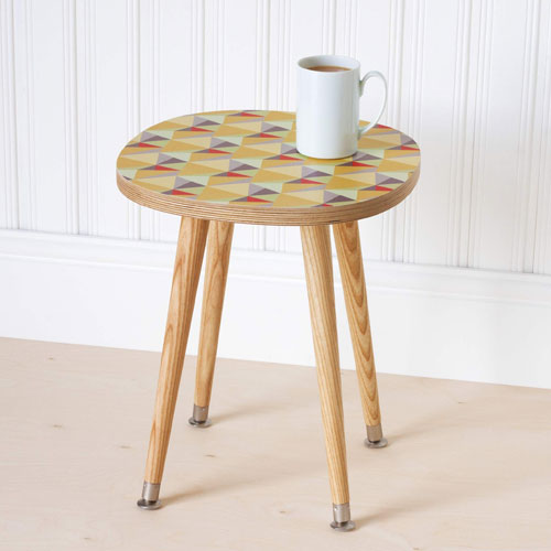 Shards retro side table range by Beyond The Fridge