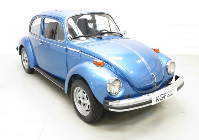 1970s limited edition La Grande Bug Volkswagen Beetle with very low mileage