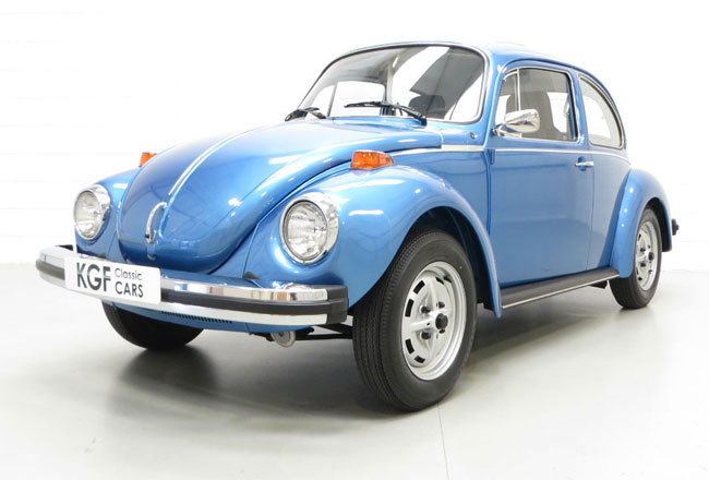 1970s limited edition La Grande Bug Volkswagen Beetle with very low mileage