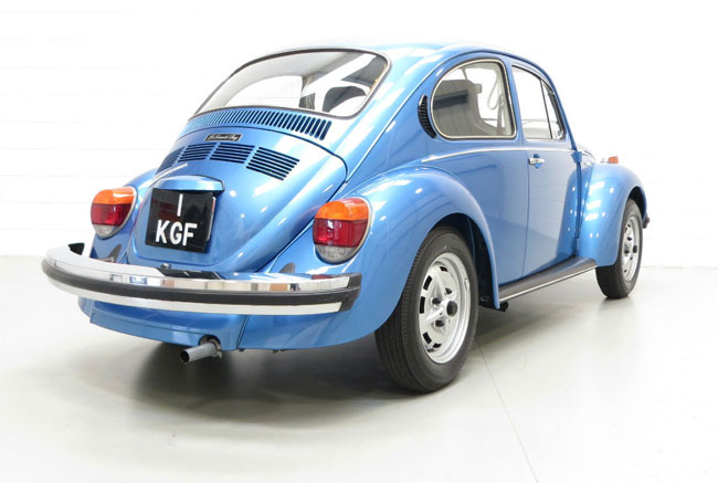 1970s limited edition La Grande Bug Volkswagen Beetle with very low mileage