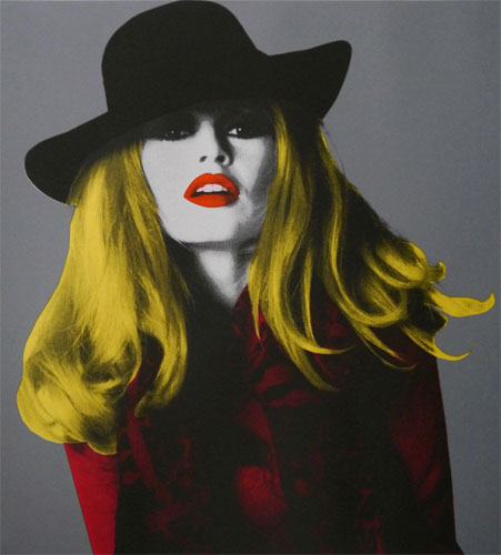 Brigitte Bardot limited edition pop art prints by David Studwell
