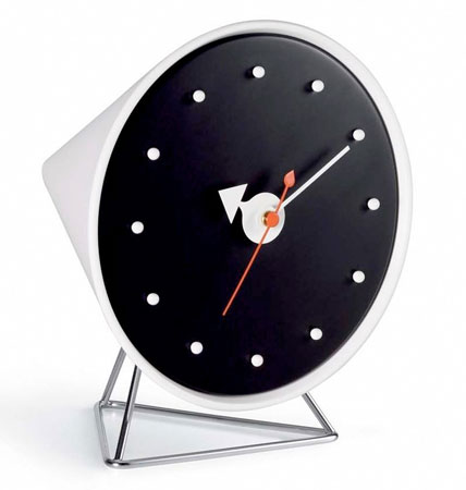 Timeless classic: 1950s George Nelson Cone Clock by Vitra