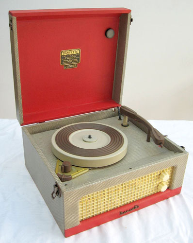 Original 1950s Dansette Junior De Luxe record player