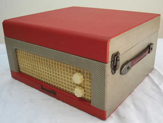 Original 1950s Dansette Junior De Luxe record player