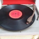 Original 1950s Dansette Junior De Luxe record player