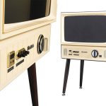 Old school viewing: Doshisha 1960s-style Vintage Taste LCD TV