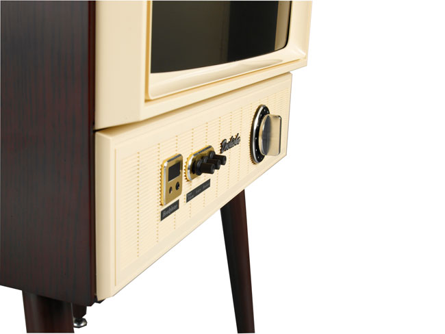 Old school viewing: Doshisha 1960s-style Vintage Taste LCD TV