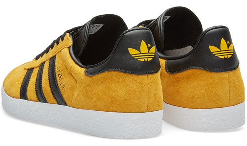 Adidas Gazelle trainers reissued in a gold and black finish