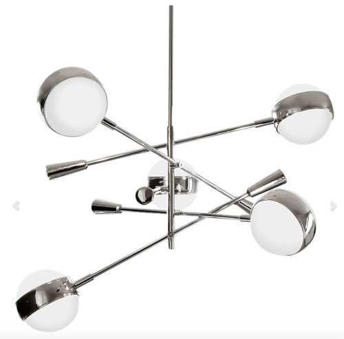 Retro feature lighting: Ipanema multi-boom pendant lamp at Jonathan Adler