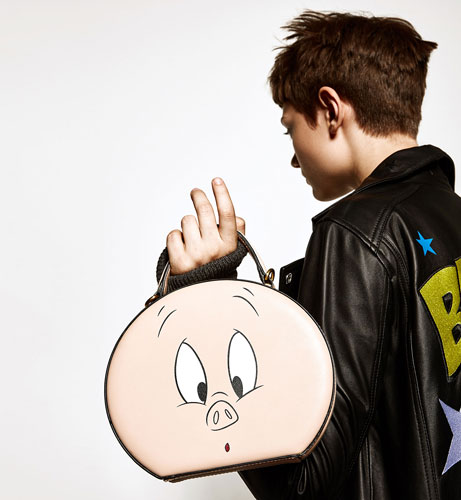 zara porky pig bag