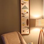 Midcentury-inspired wall art by Modern Retrograde