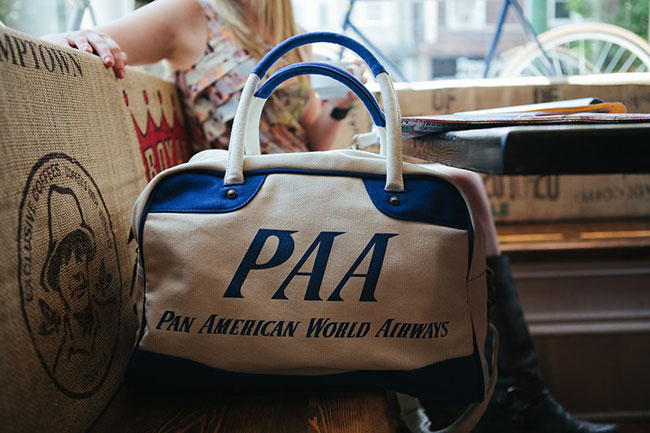 Vintage traveller: Retro-style Pan Am travel bag range