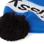 Retro-style Stussy Helvetica pom beanie hats