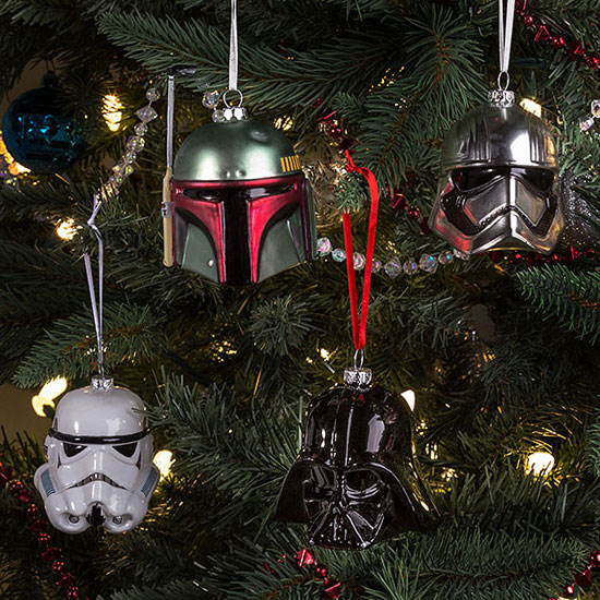 Star Wars Christmas tree decorations at ThinkGeek