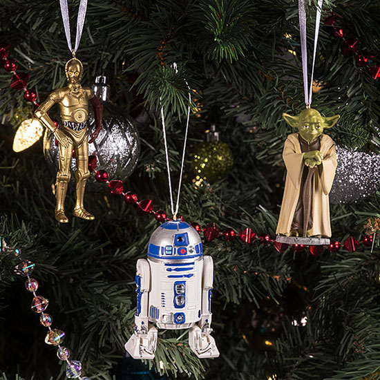 Star Wars Christmas tree decorations at ThinkGeek