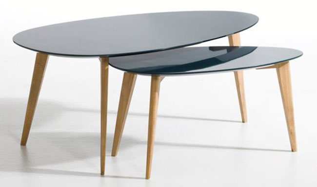 Midcentury-style Flashback coffee table returns to La Redoute with a new lacquered finish