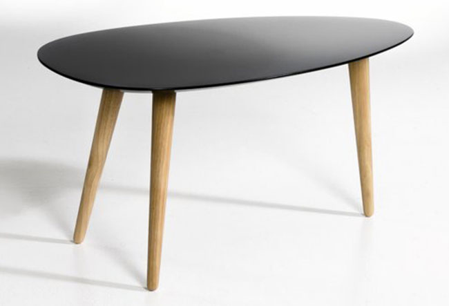 Midcentury-style Flashback coffee table returns to La Redoute with a new lacquered finish