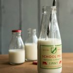 Vintage-style School Milk Pint Bottles by Rose & Grey