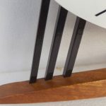 Midcentury-style Boomerang wall clock by TNT Designs