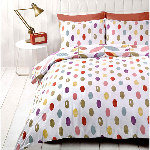 Just Contempo retro-style floral duvet set