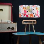 Dansette-inspired table lamp by Tutti Audio