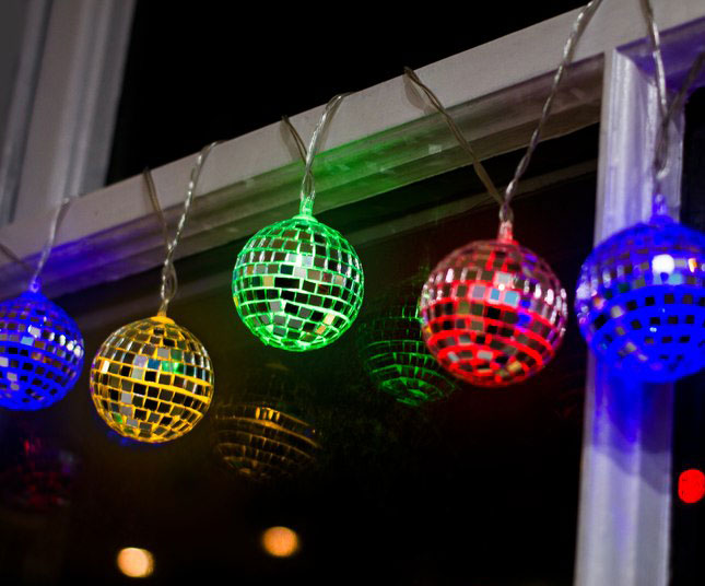 Disco Ball String Lights at Firebox