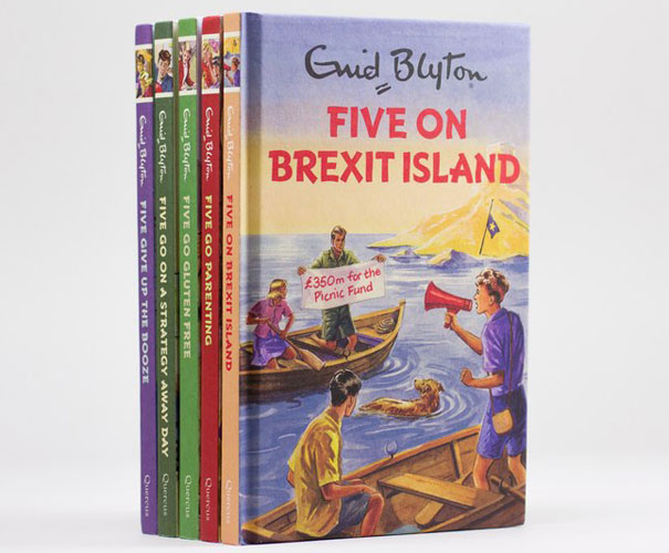 Re-imagined Enid Blyton books for grown ups by Bruno Vincent