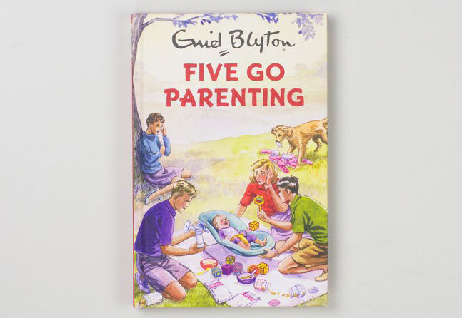 Re-imagined Enid Blyton books for grown ups by Bruno Vincent