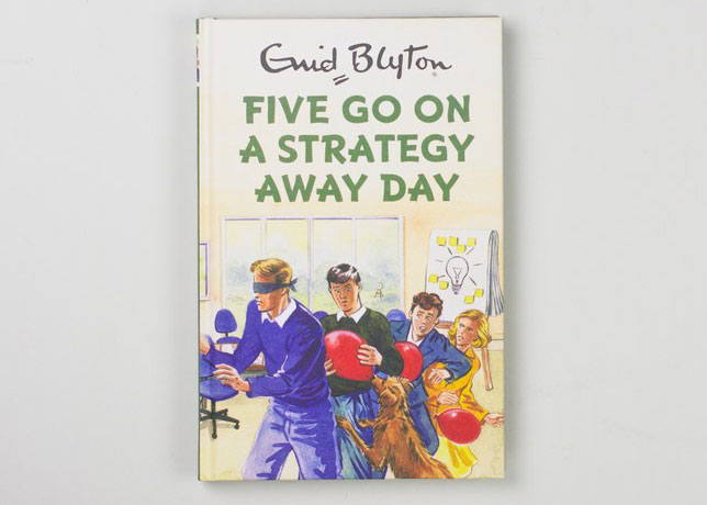 Re-imagined Enid Blyton books for grown ups by Bruno Vincent