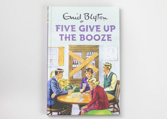 Re-imagined Enid Blyton books for grown ups by Bruno Vincent