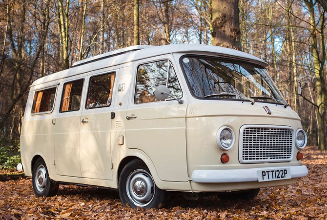 Vintage Fiat 238 camper van