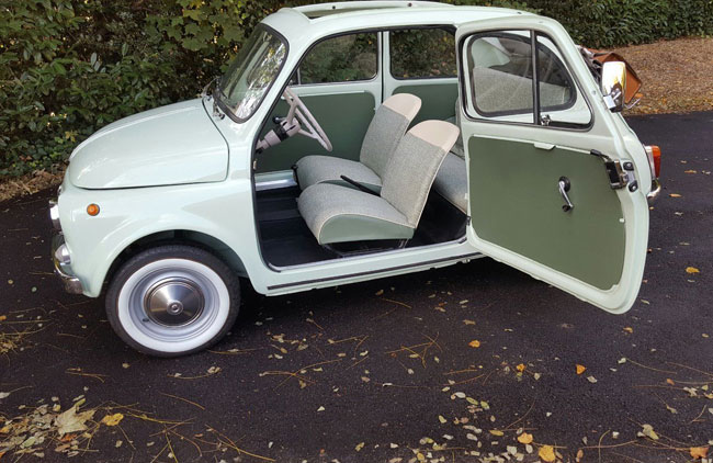 1960s Fiat 500D Trasformabile car