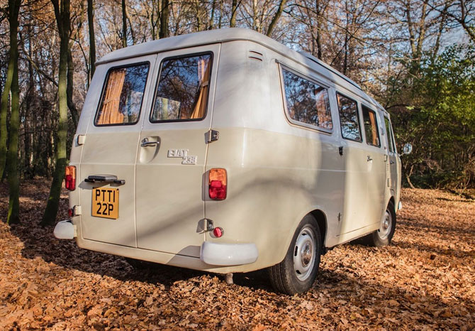 Vintage Fiat 238 camper van