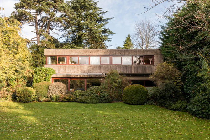 Retro house for sale: 1960s Gerd Kaufmann-designed brutalist property in Stanmore, Middlesex