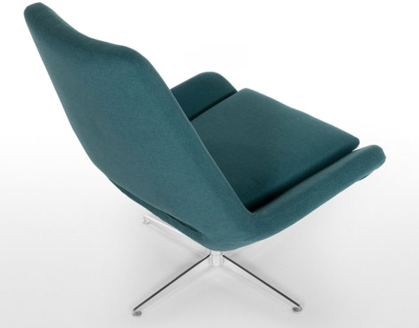 Harvey 1960s-style swivel chair at Made