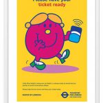 Limited edition Mr Men x Transport for London prints