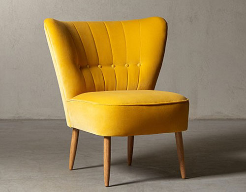 13. 1950s-style Fitz cocktail chair at Swoon Editions in a variety of colours