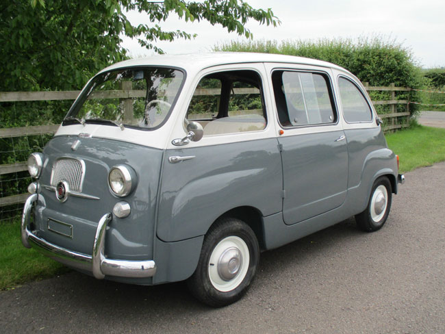 18. Fully restored 1964 Fiat 600D Multipla