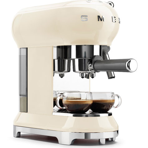Smeg adds the ECF01 espresso machine to its retro kitchen range