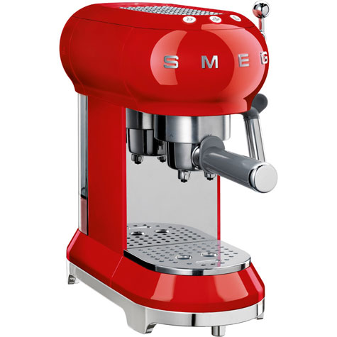 Smeg adds the ECF01 espresso machine to its retro kitchen range